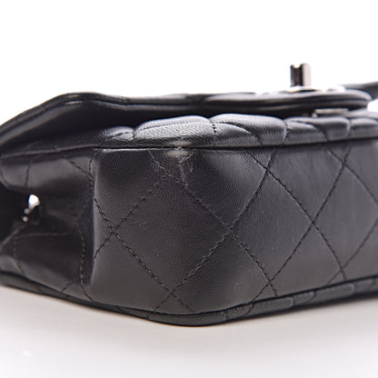 Chanel Lambskin Quilted Extra Mini Rectangular Flap Black 8 of 15