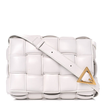 Bottega Veneta Nappa Maxi Intreccio Padded Cassette Crossbody Bag Chalk 1 of 18