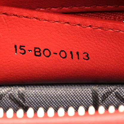 Christian Dior Lambskin Cannage Medium Lady Dior Coral 6 of 11