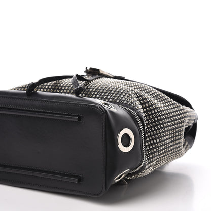 Alexander McQueen Calfskin Grommet Backpack Black 6 of 8