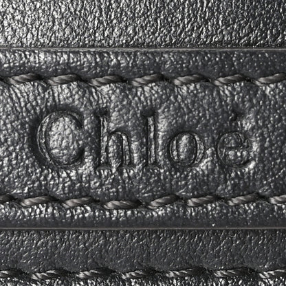 Chloe Calfskin Suede Small Nile Bracelet Bag Black 5 of 9