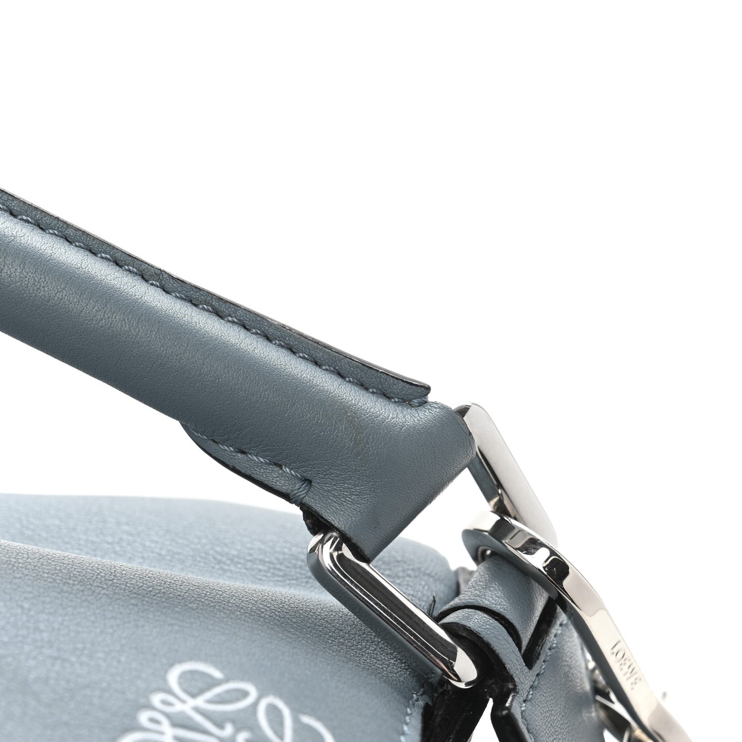 Calfskin Small Puzzle Bag Stone Blue
