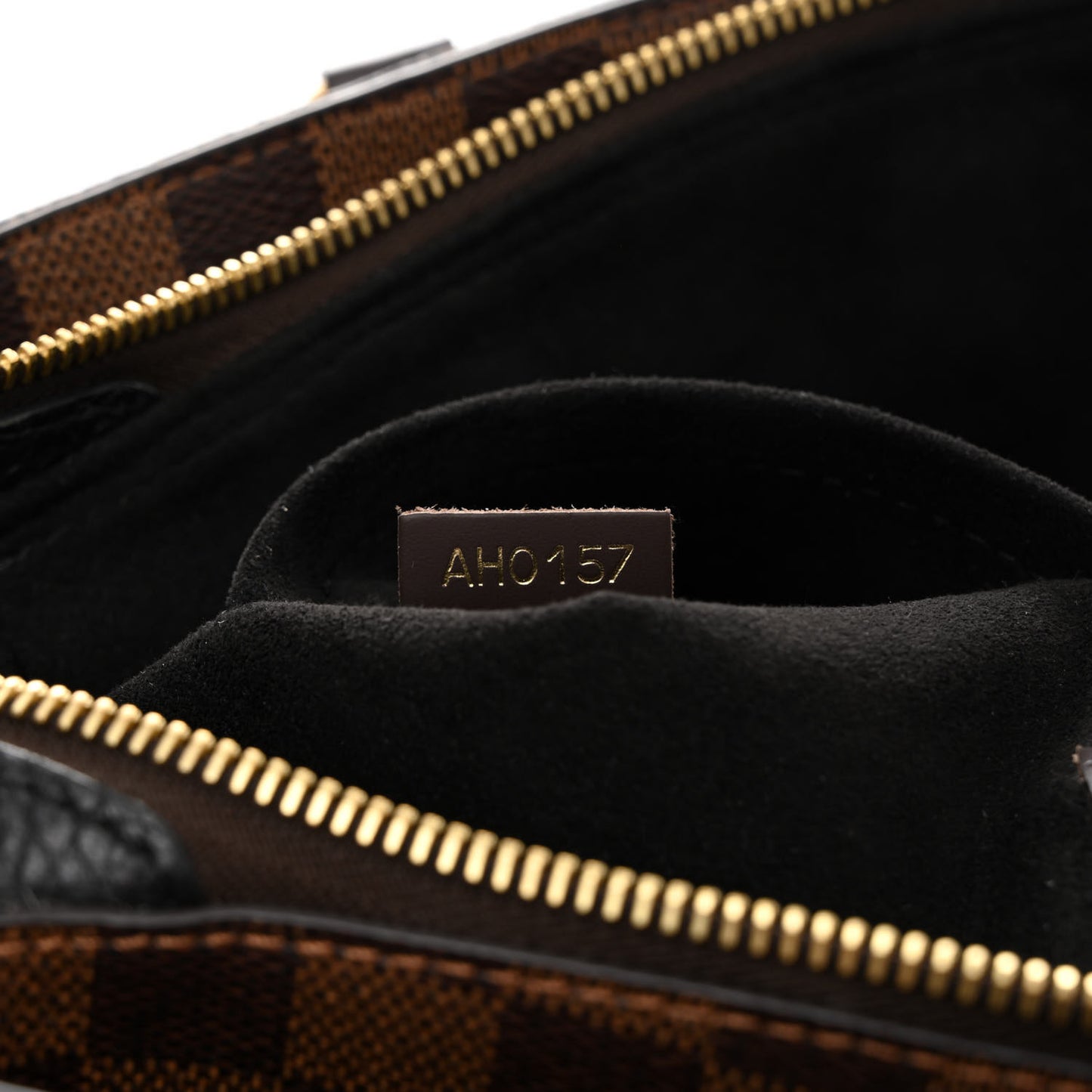 Cuir Taurillon Damier Ebene Normandy Black