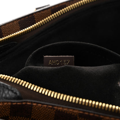 Louis Vuitton Cuir Taurillon Damier Ebene Normandy Black 7 of 12