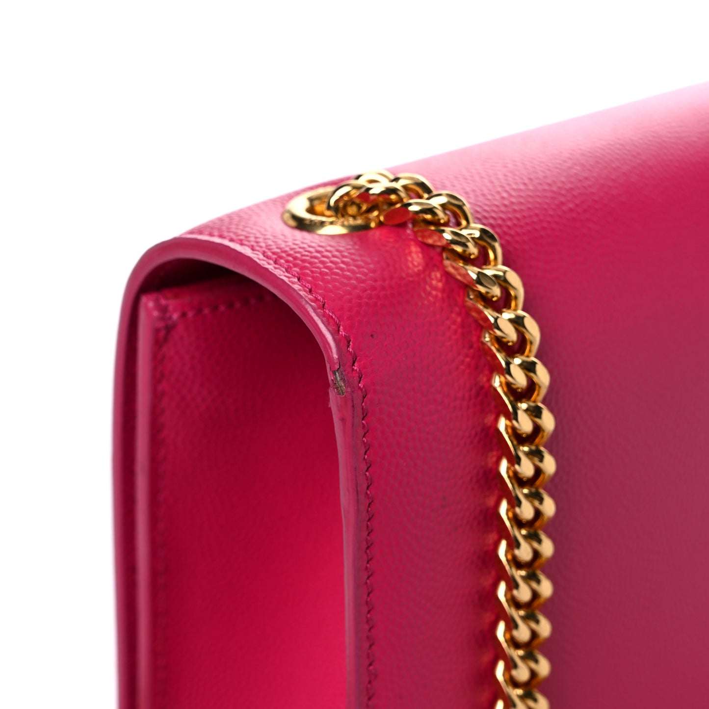 Grain De Poudre Medium Monogram Kate Satchel Lipstick Fuchsia