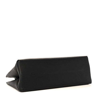 Louis Vuitton Grained Calfskin Lockme Shopper Black 4 of 13