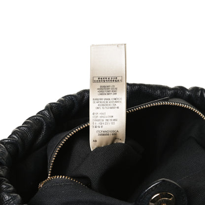 Burberry Calfskin House Check Little Crush Black 7 of 20