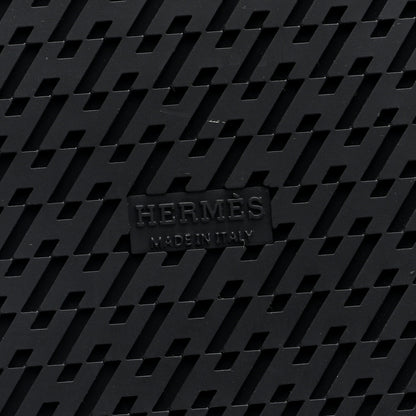 Hermes Calfskin Womens Chypre Sandals 39 Black 7 of 10