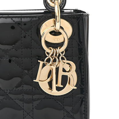 Christian Dior Patent Cannage Mini Lady Dior Black 8 of 11