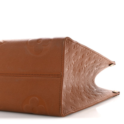 Louis Vuitton Empreinte Monogram Giant Onthego GM Cognac 9 of 15