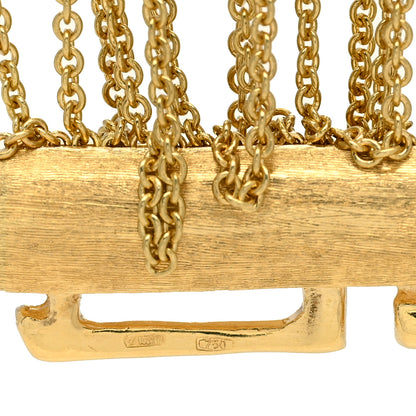 Marco Bicego 18K Yellow Gold Diamond Siviglia 20 Strand Bracelet 5 of 5