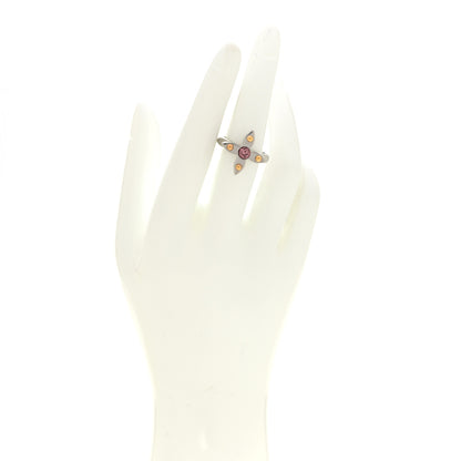 Louis Vuitton Metal Crystal Love Letters Timeless Ring 5.5 2 of 4