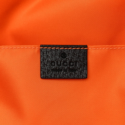 Gucci Econyl Nylon Monogram Off The Grid Backpack Carrot Orange Black 6 of 10