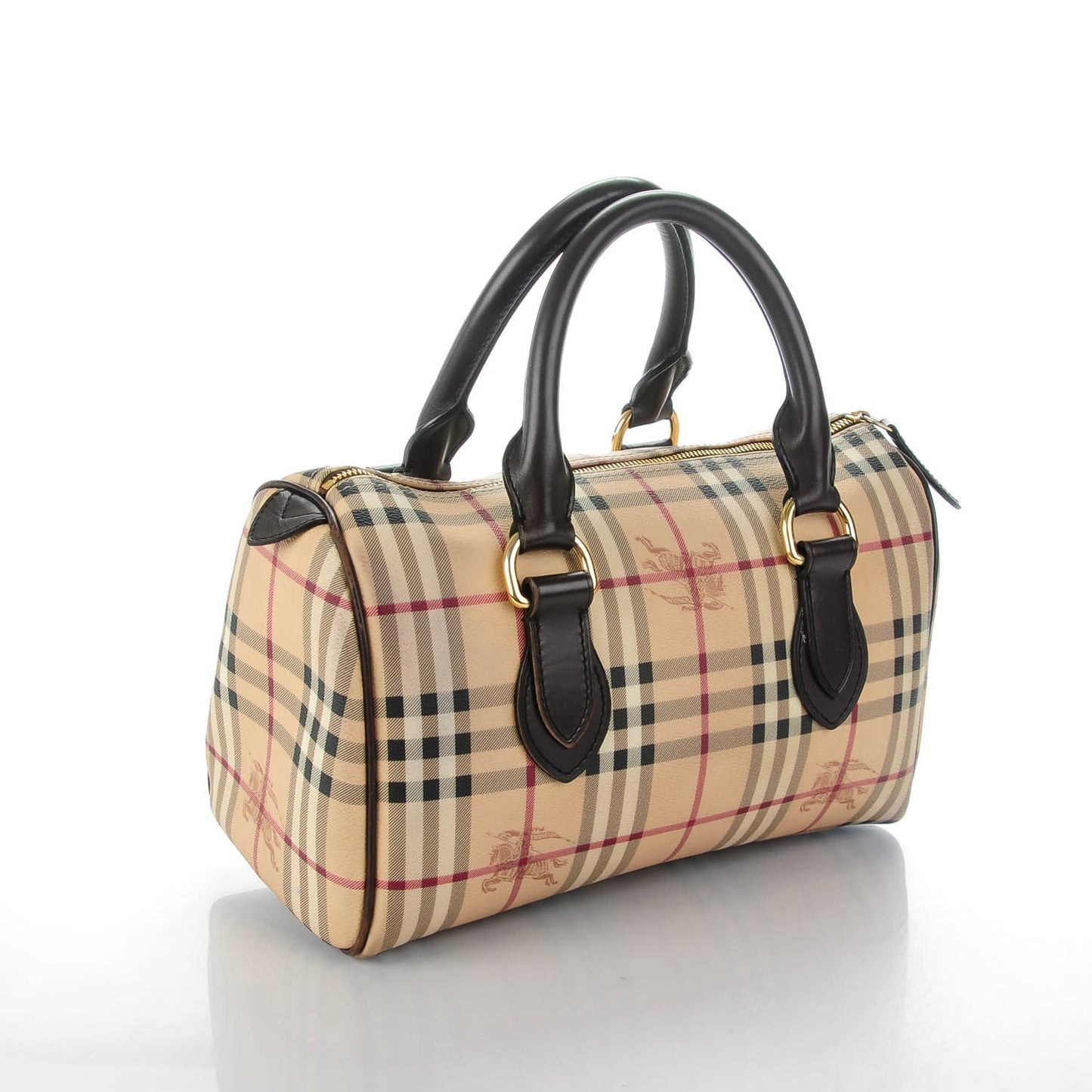 Haymarket Check Small Chester Bowling Bag Chocolate