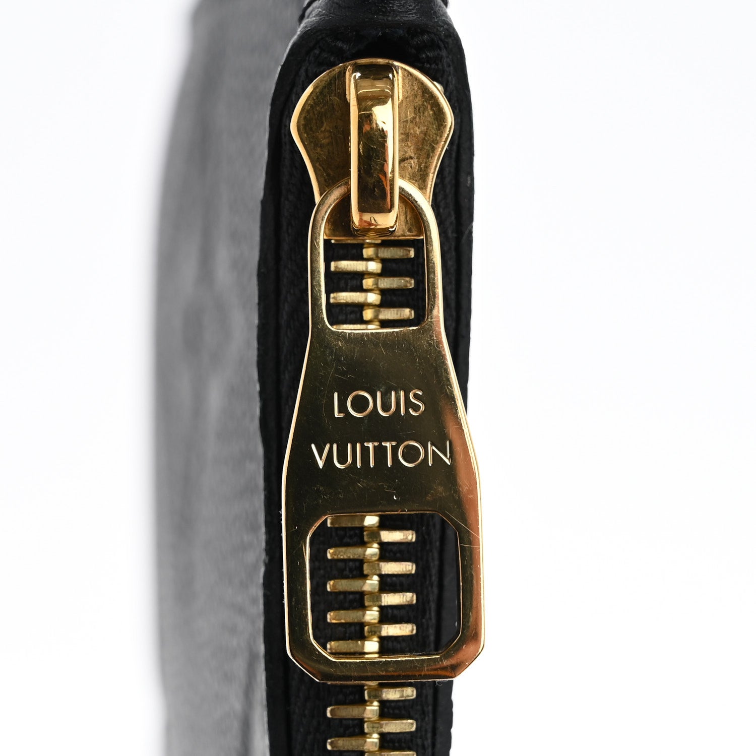 Louis Vuitton Empreinte Monogram Giant Neverfull MM Pochette Black 8 of 9