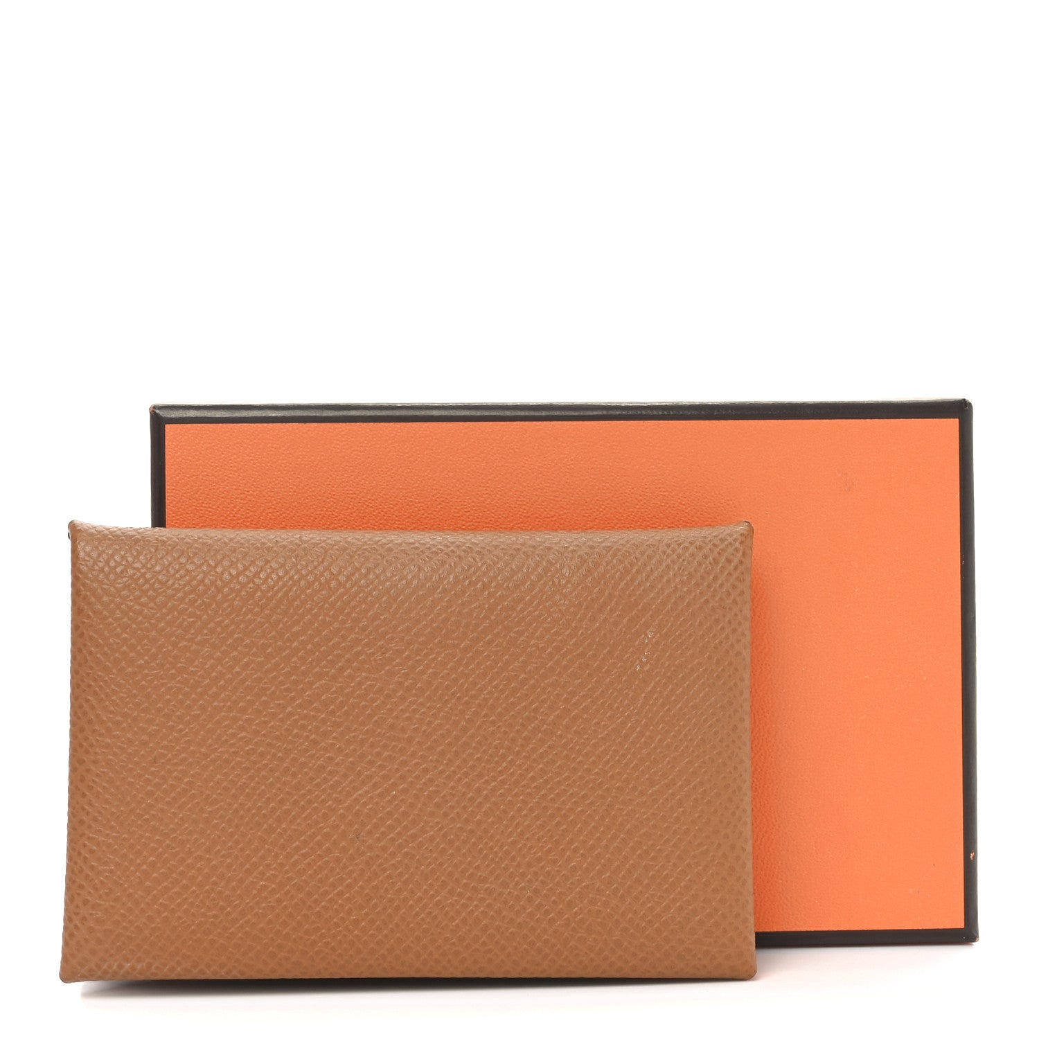 Hermes Epsom Calvi Card Case Gold 8 of 8