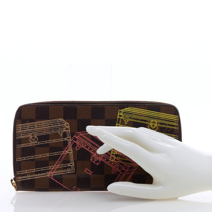 Louis Vuitton Damier Ebene 2014 Christmas Animation Zippy Wallet 2 of 6