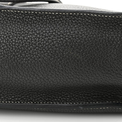Hermes Taurillon Clemence Halzan 31 GM Black 11 of 16