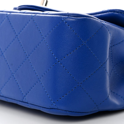 Chanel Lambskin Quilted Mini Square Flap Royal Blue 10 of 10