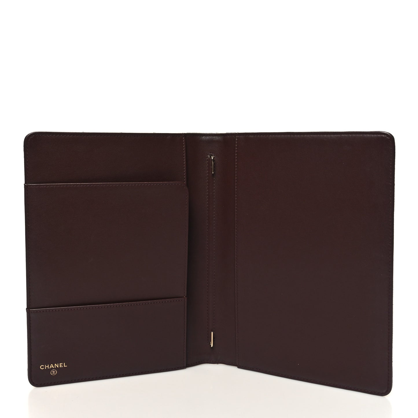 Caviar Quilted Large Agenda Cover Black