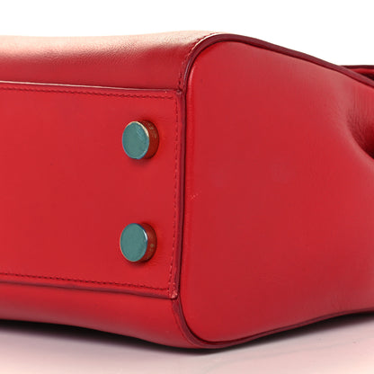 Saint Laurent Calfskin Small Moujik Top Handle Bag Lipstick Red 10 of 10