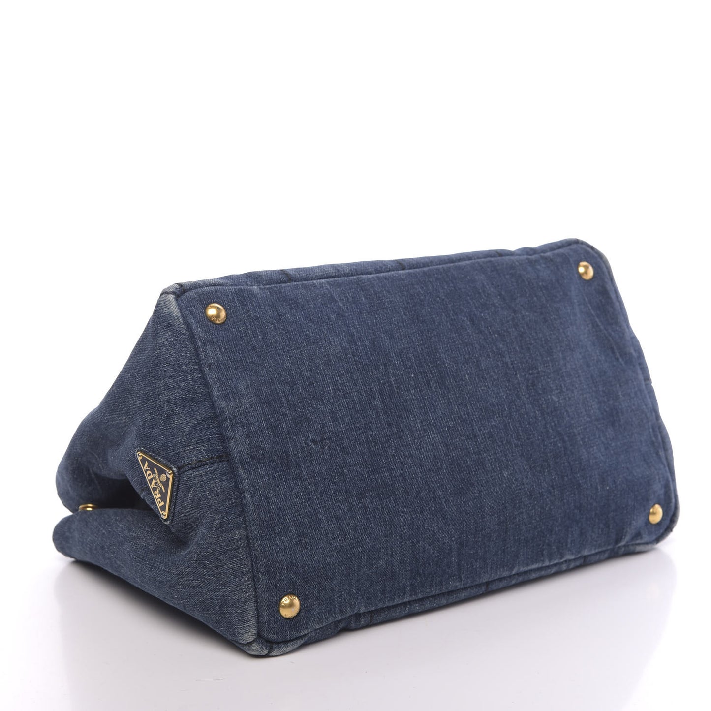 Denim Logo Tote Avio