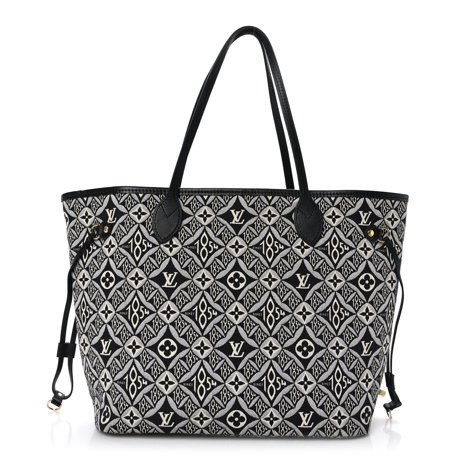 Louis Vuitton Jacquard Since 1854 Neverfull MM Grey 1 of 8