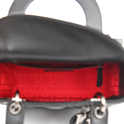 Christian Dior Lambskin Cannage Small Lucky Badges My Lady Dior Black 4 of 9