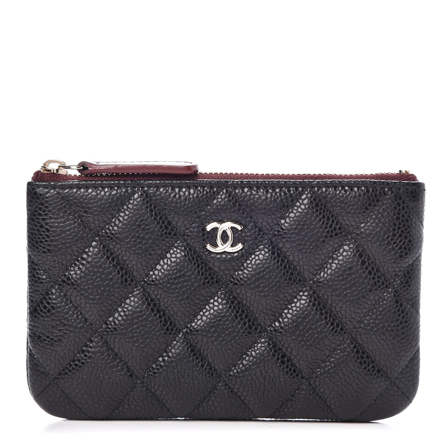 Chanel Caviar Quilted Small Cosmetic Case Black 1 of 8
