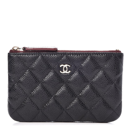 Chanel Caviar Quilted Small Cosmetic Case Black 1 of 8