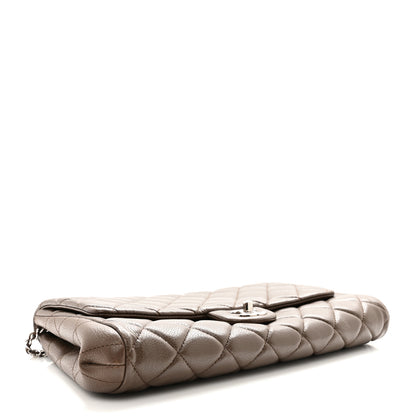 Chanel Caviar Quilted Clutch With Chain Flap Brown 4 of 14