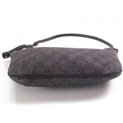 Gucci Denim Monogram Small Hobo 6 of 10