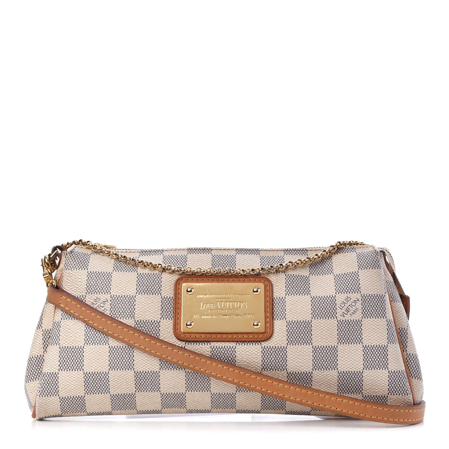 Louis Vuitton Damier Azur Eva Clutch 1 of 12
