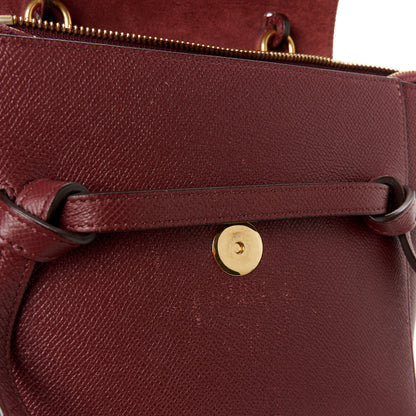 Celine Grained Calfskin Nano Belt Bag Light Burgundy 11 of 11