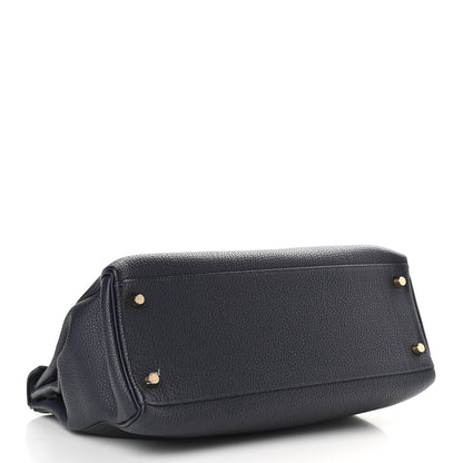 Hermes Togo Kelly Retourne 32 Bleu Nuit 5 of 10