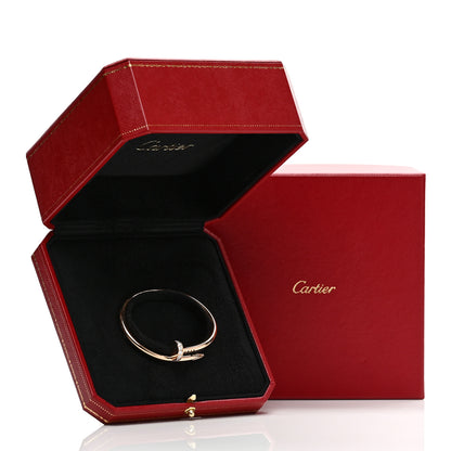 Cartier 18K Pink Gold Diamond Juste Un Clou Bracelet 15 5 of 5
