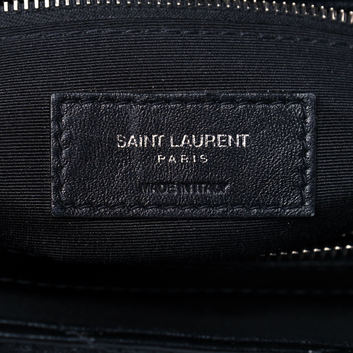 Saint Laurent Calfskin Y Quilted Monogram Medium Loulou Chain Satchel Black 6 of 16
