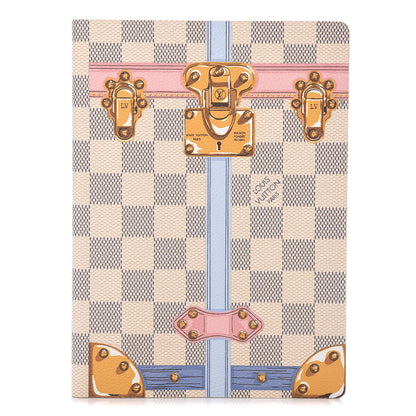 Louis Vuitton Damier Azur Summer Trunks Clemence Notebook MM 1 of 7