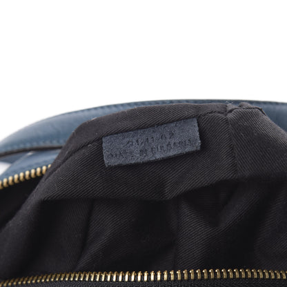 Chloe Calfskin Cary Zipped Shoulder Bag Petrol 9 of 11