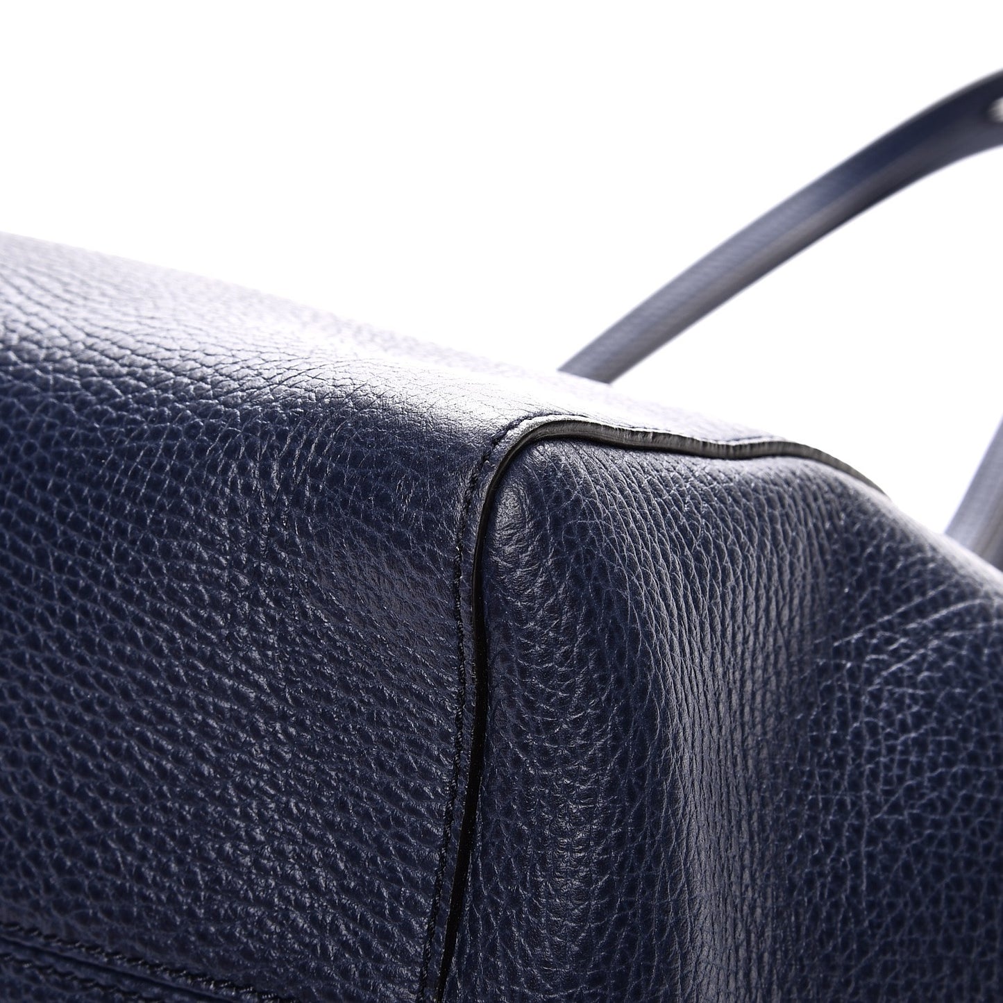Dollar Calfskin Medium Swing Tote Marine Deep Cobalt