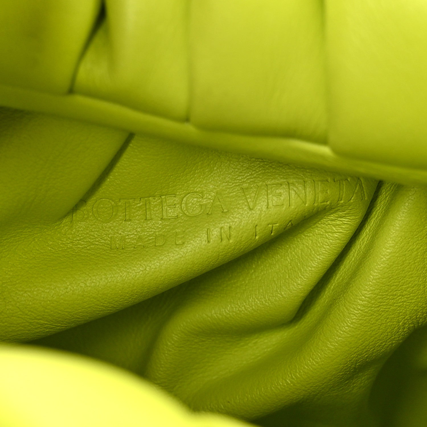 Bottega Veneta Smooth Butter Calfskin Small The Shoulder Pouch Acid Kiwi 6 of 8