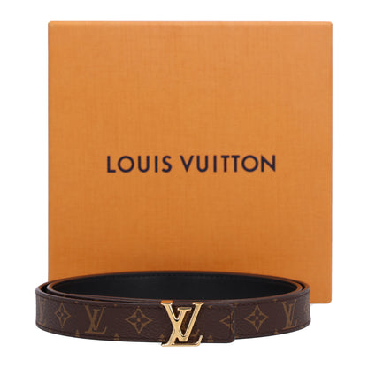 Louis Vuitton Calfskin Monogram 20mm LV Iconic Reversible Belt 85 34 Black 8 of 8