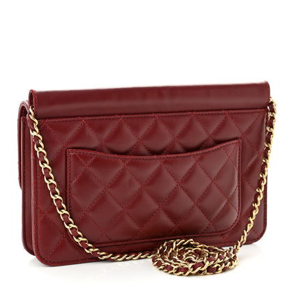 Chanel Lambskin Quilted Medium Crossing Times Flap Red 3 of 10