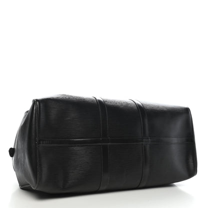 Louis Vuitton Epi Keepall 50 Black 3 of 8