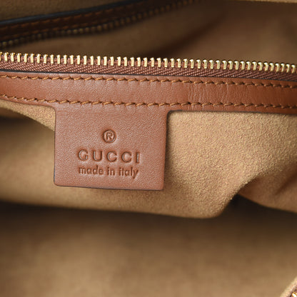 Gucci GG Supreme Monogram Large Linea A Hobo Light Brown 7 of 12