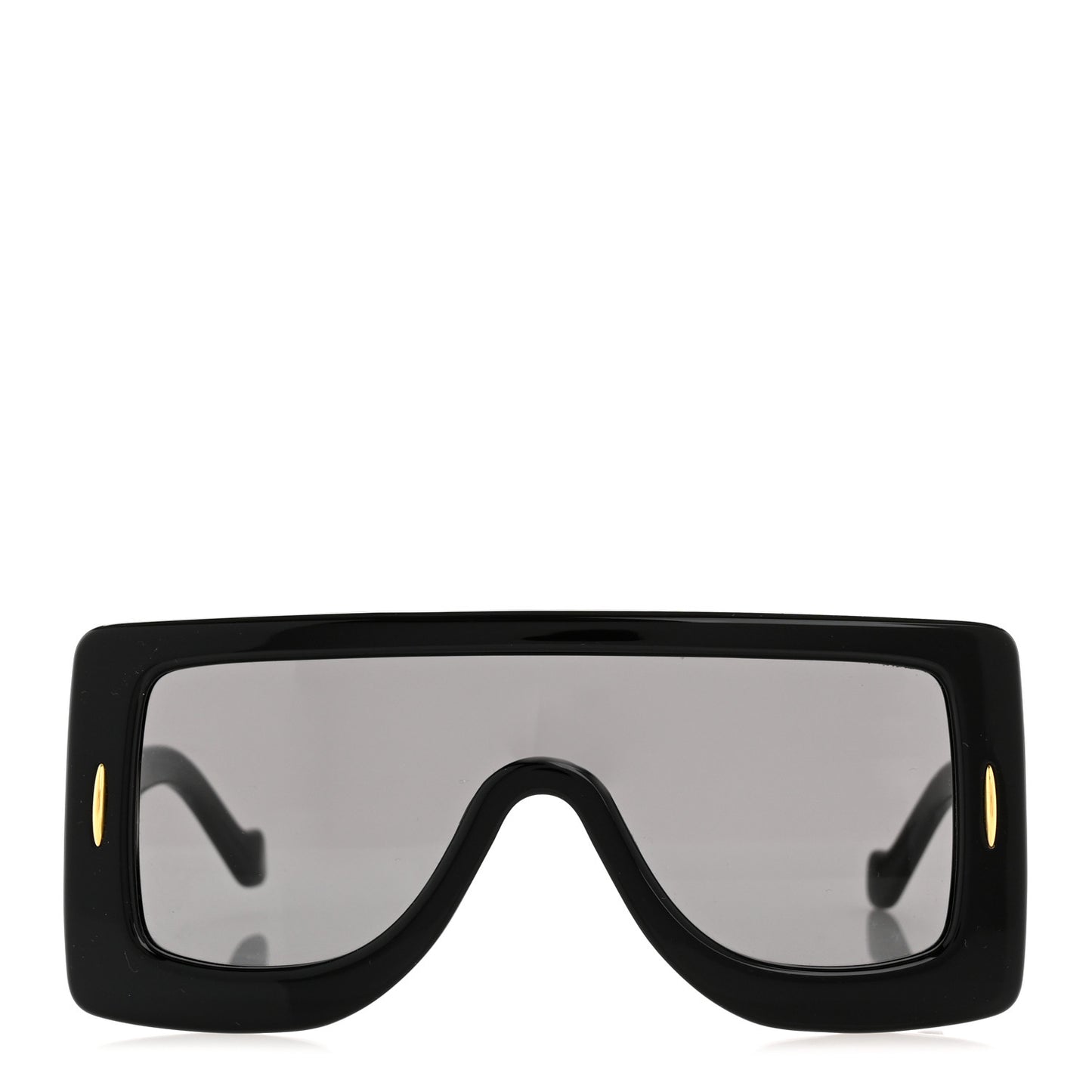 Acetate Anagram Shield Sunglasses LW40104I Black