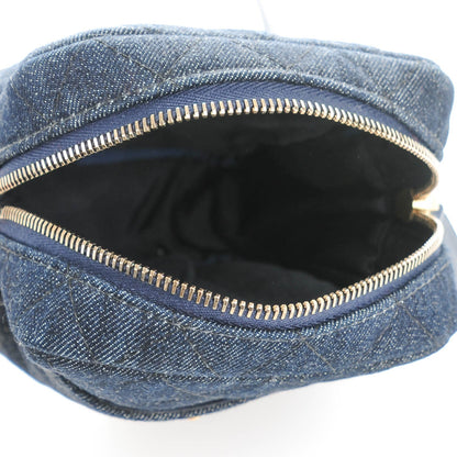 Chanel Washed Denim Quilted Reissue Camera Case Dark Blue 5 of 7