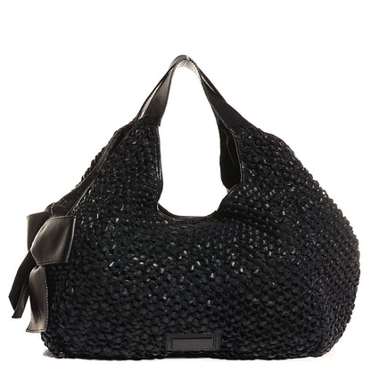 Valentino Garavani Nappa Large Nuage Bow Tote Black 1 of 9