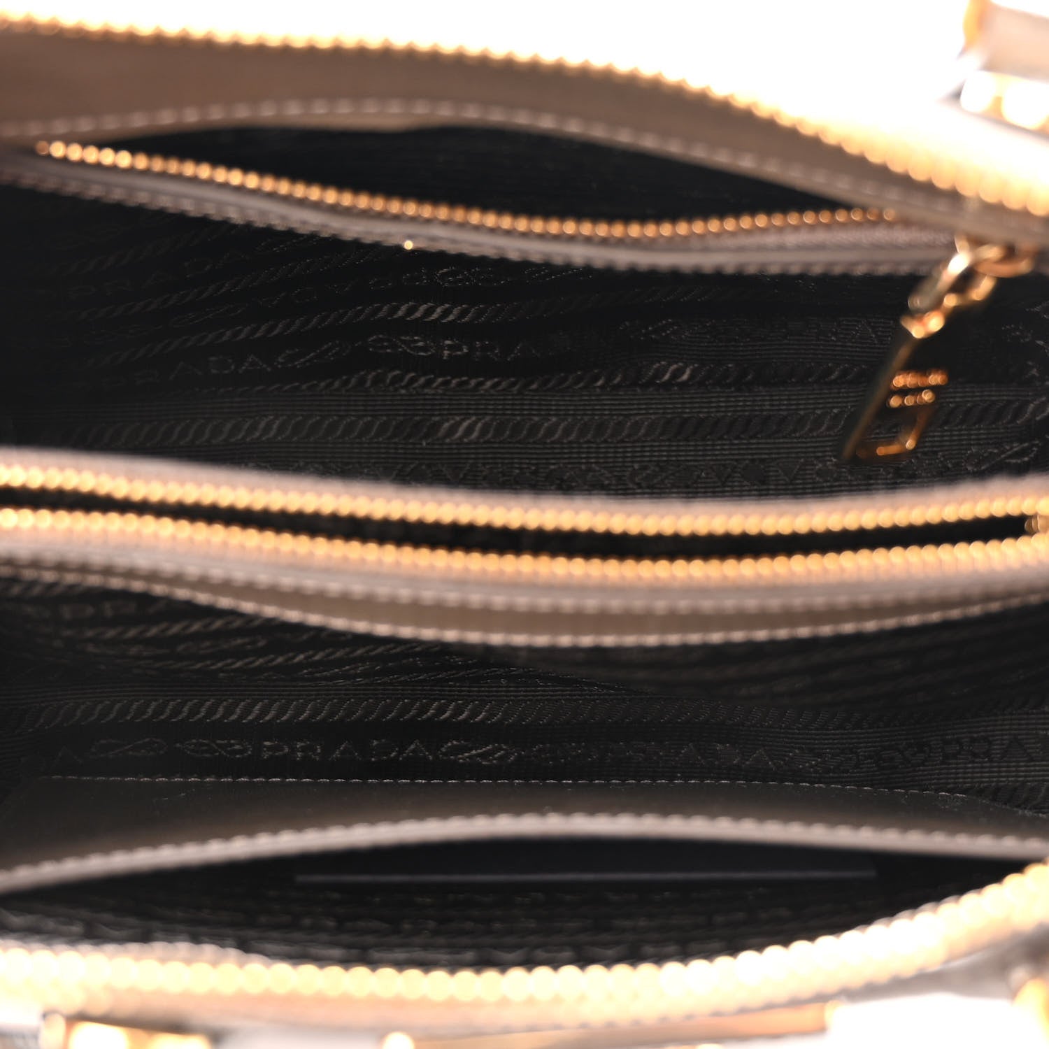 Prada Saffiano Vernice Small Promenade Tote Argilla 5 of 13
