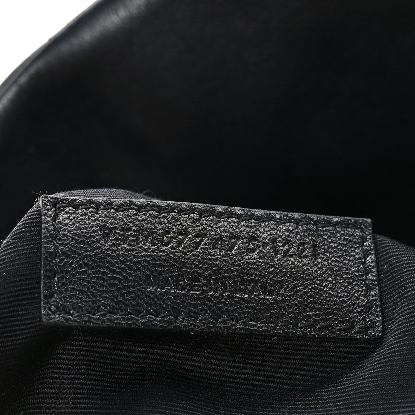 Lambskin Quilted Medium Loulou Puffer Monogram Chain Satchel Black